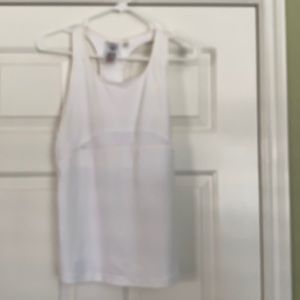White Adidas tank top